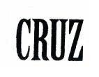 Trademark CRUZ