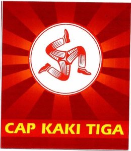 Trademark CAP KAKI TIGA + LOGO