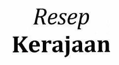 Trademark RESEP KERAJAAN