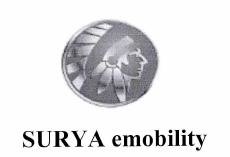 Trademark SURYA emobility + LOGO