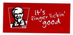 Trademark It's finger lickin' good