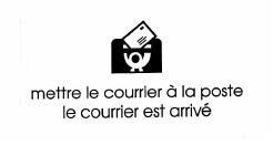 Trademark mettre le courrier à la poste le courrier est arrivé
