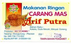 Trademark CARANG MAS ARIF PUTRA