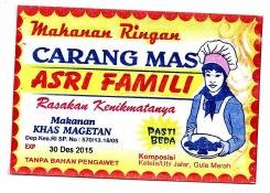 Trademark CARANG MAS ASRI FAMILI