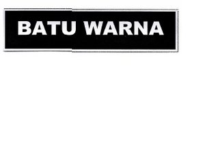 Trademark BATU WARNA