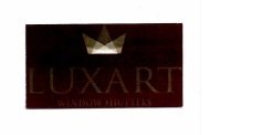 Trademark luxart window shuters+ logo