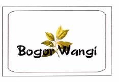 Trademark BOGOR WANGI