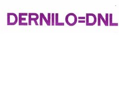 Trademark DERNILO=DNL