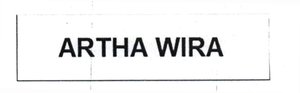 Trademark ARTHA WIRA