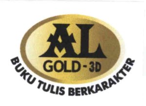 Trademark AL GOLD - 3D BUKU TULIS BERKARAKTER