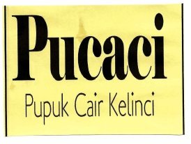 Trademark PUCACI PUPUK CAIR KELINCI