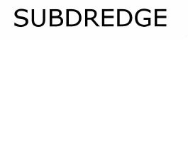 Trademark SUBDREDGE