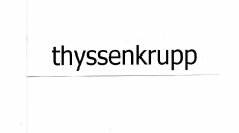 Trademark THYSSENKRUPP