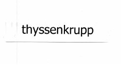 Trademark THYSSENKRUPP