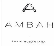 Trademark AMBAH BATIK NUSANTARA + LOGO A