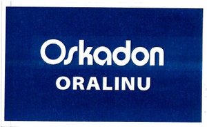 Trademark OSKADON ORALINU