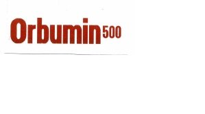 Trademark ORBUMIN 500