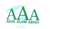 Trademark AAA ADHI ALAM ABADI