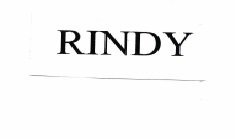 Trademark RINDY