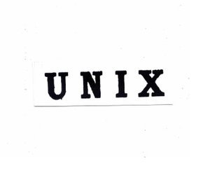 Trademark UNIX