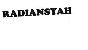 Trademark RADIANSYAH