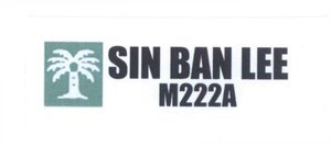 Trademark SIN BAN LEE M222A