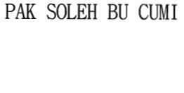 Trademark PAK SOLEH BU CUMI