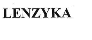 Trademark LENZYKA