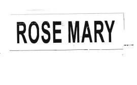 Trademark ROSE MARY