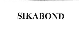 Trademark SIKABOND