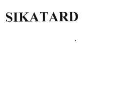 Trademark SIKATARD