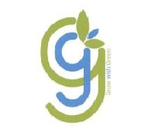 Trademark GROW WITH GREEN + logo GG