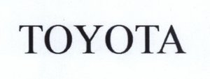 Trademark TOYOTA