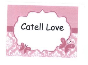 Trademark CATELL LOVE + LOGO