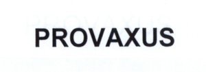 Trademark PROVAXUS