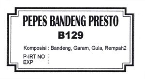 Trademark PEPES BANDENG PRESTO B129