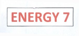 Trademark ENERGY 7