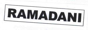 Trademark RAMADANI