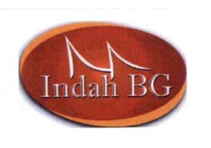 Trademark INDAH BG + LOGO