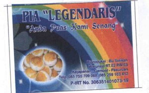 Trademark PIA LEGENDARIS