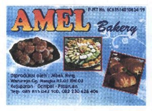 Trademark AMEL BAKERY