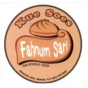 Trademark Kue Soes Fahnum Sari