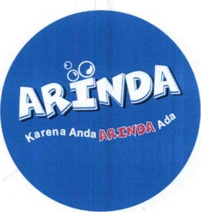 Trademark ARINDA + LOGO