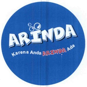 Trademark ARINDA + LOGO