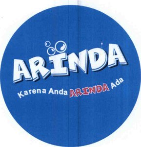 Trademark ARINDA + LOGO