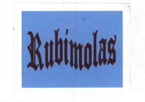 Trademark RUBIMOLAS