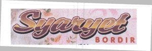 Trademark SYARYET BORDIR