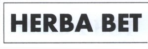 Trademark HERBA BET /HERBABET