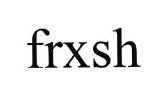 Trademark FRXSH