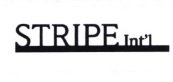 Trademark STRIPE INT'L